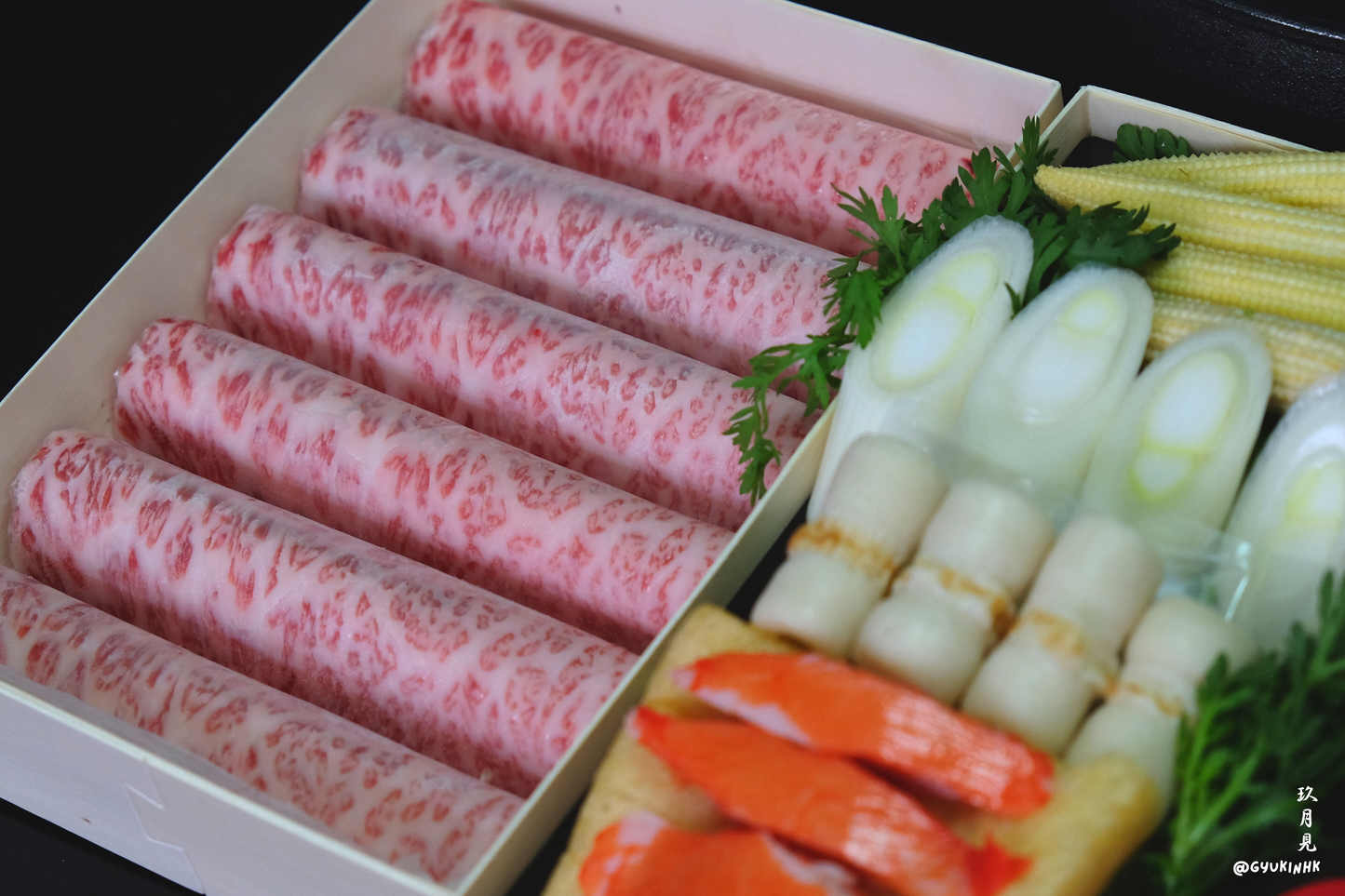 御 套餐 - 日本A5鹿兒島和牛壽喜燒二人前