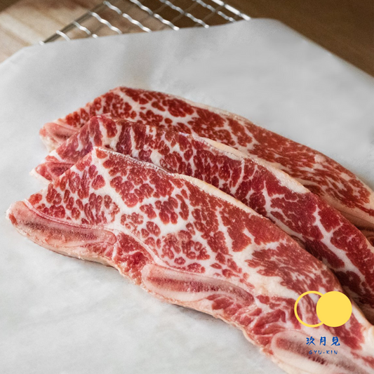 USDA Prime Whole Short Ribs Bone in (3 Ribs Sliced) - 美國CAB牛仔骨燒烤片 300g